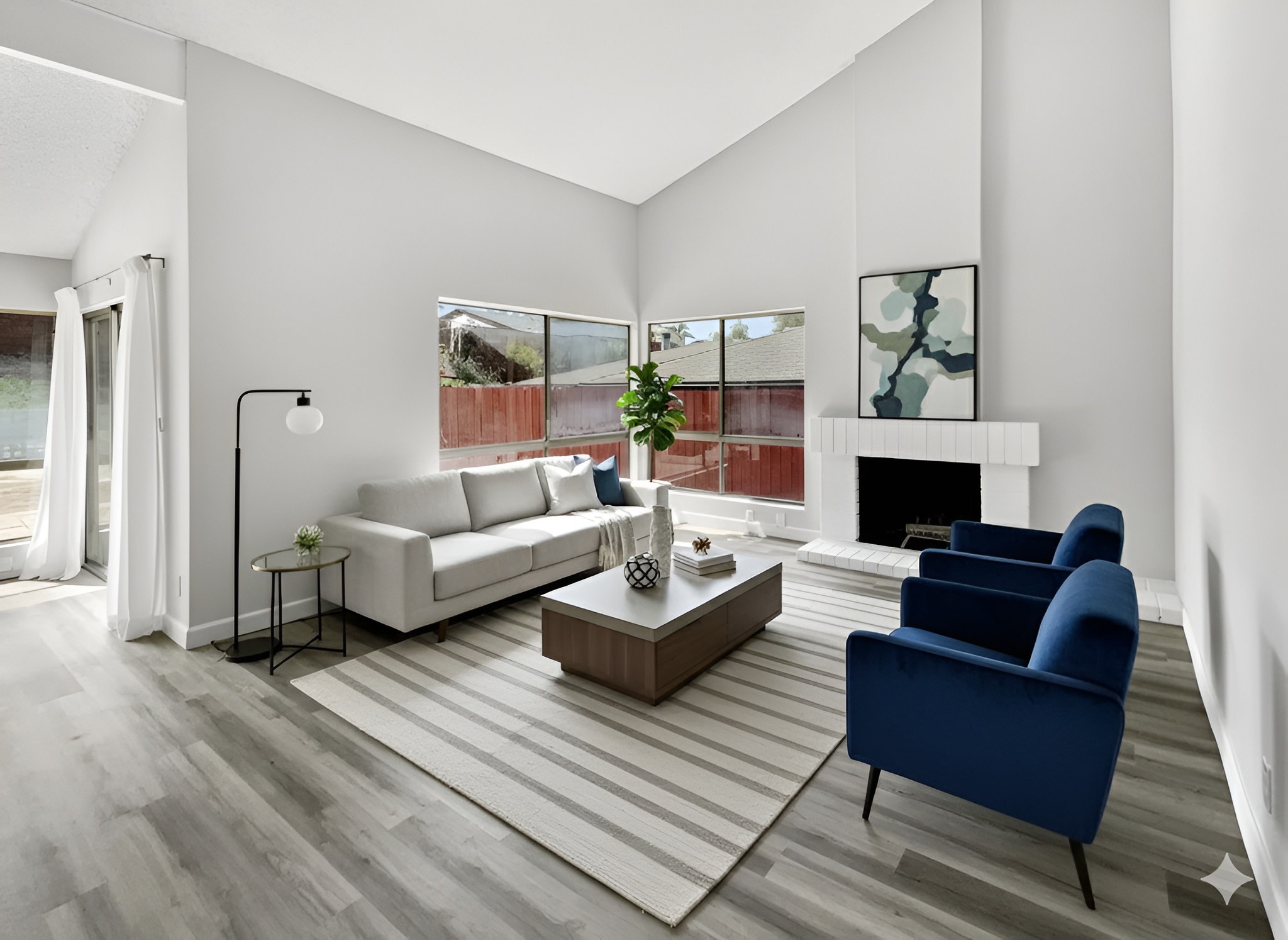 After staging - Modern Living Room
